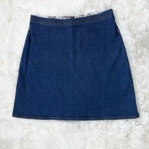Water Girl by Patagonia Stretch Denim Jean Skirt Size 4